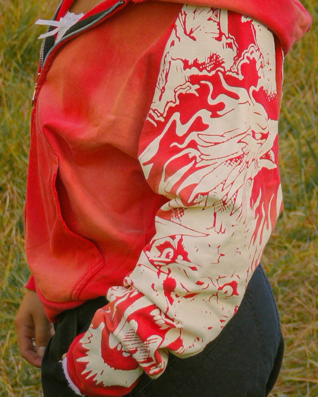 Faith Over Fear Jacket - Red