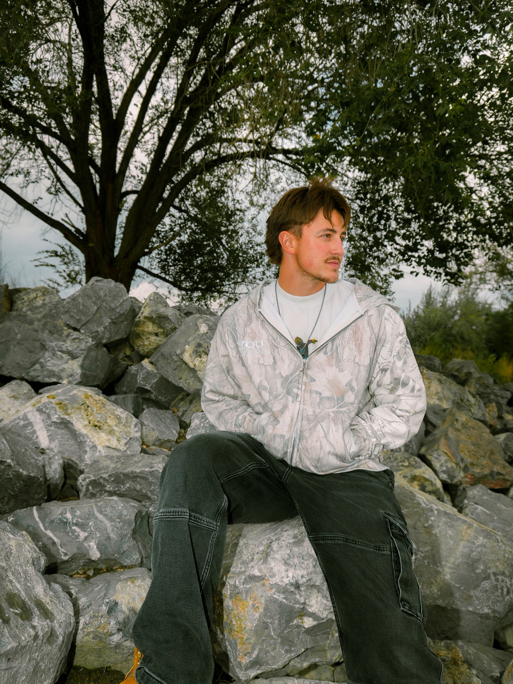 Faith Over Fear Jacket - Camo