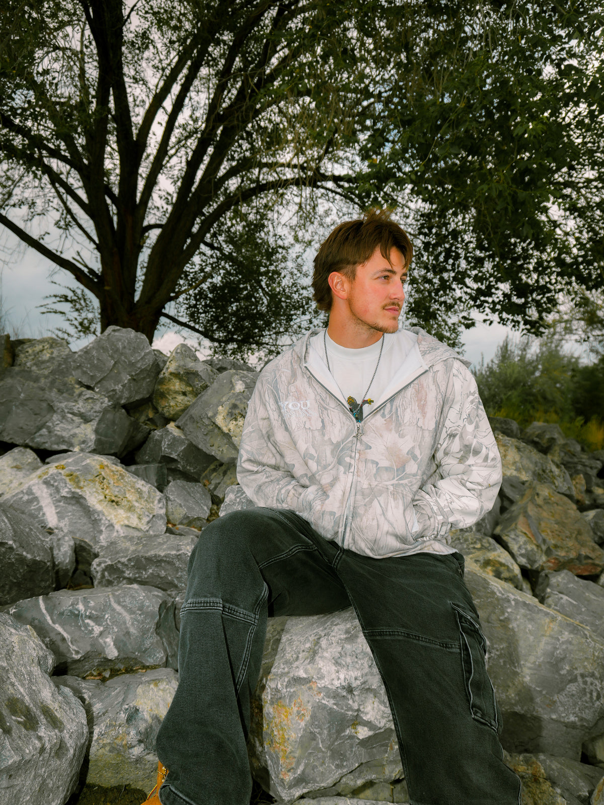 Faith Over Fear Jacket - Camo