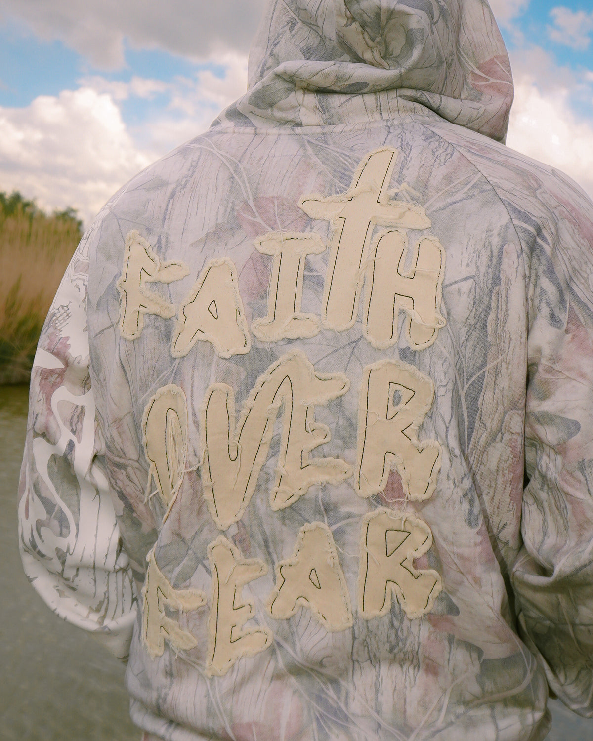 Faith Over Fear Jacket - Camo